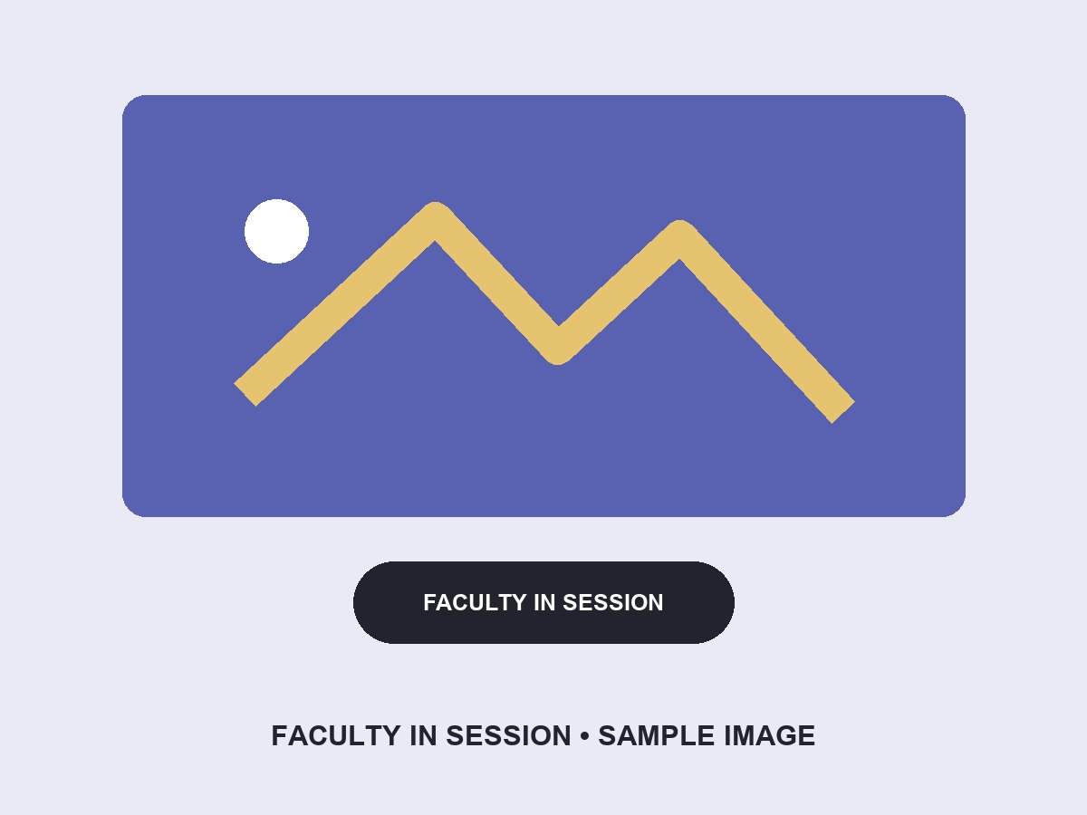 Sample placeholder for faculty in session